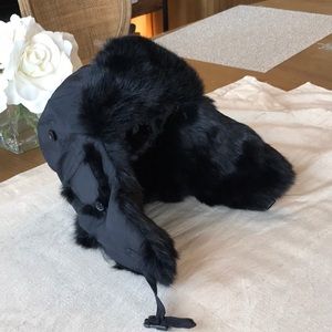 Real fur trapper hat